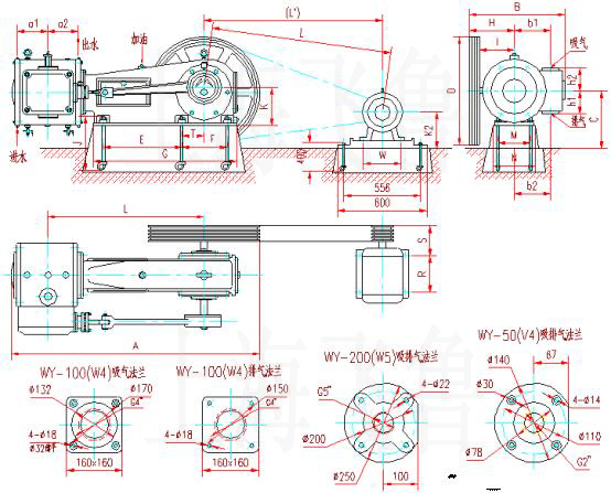 WY-50(V5)WY-100(W4)WY-200(W5)(f)ʽձðbߴD